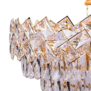 Crystal Chandelier WINDSOR Supremo 10xE14, Diameter 80cm, Shiny Gold, Adjustable Height Crystal Chandeliers Default Title Alessandro Design