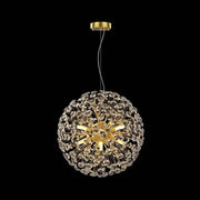 MINUET Crystal Chandelier 9x G9, Diameter 50cm, Shiny Gold, Adjustable Height Modern Chandeliers Default Title Alessandro Design