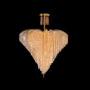Crystal Candelabra Ander, 5xE14, Diameter 50 cm, Gold, Metal and Crystal Crystal Candelabra Default Title Alessandro Design