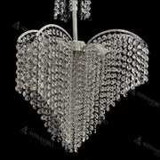 Crystal Candelabra Ander 4xE14 Diameter 45cm Chrome Crystal Candelabra Default Title Alessandro Design