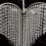 Crystal Candelabra Ander 4xE14 Diameter 45cm Chrome Crystal Candelabra Default Title Alessandro Design