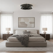 Crystal Chandelier Brady Ø40 cm, 6xE14, Gray Crystal Chandeliers Default Title Alessandro Design
