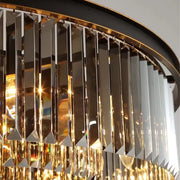Crystal Chandelier Brady Ø40 cm, 6xE14, Gray Crystal Chandeliers Default Title Alessandro Design