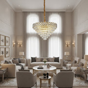 Crystal Chandelier WINDSOR Supremo 10xE14, Diameter 80cm, Shiny Gold, Adjustable Height Crystal Chandeliers Default Title Alessandro Design