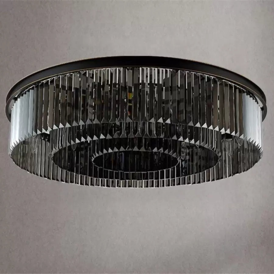 Crystal Candelabra Brady Ø60cm, 18xE14, Circular, Gray Crystal Candelabra Default Title Alessandro Design