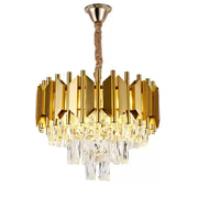 Brantley Cristal Candelabra 5x E27 Gold Cristal Candelabra Default Title Alessandro Design