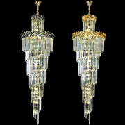 Crystal Chandelier WINDSOR Altiora, Diameter 60cm, Height 180cm, 26xE14, Shiny Gold, Adjustable Height, Elegant Design Crystal Chandeliers Default Title Alessandro Design