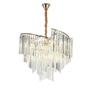Crystal Candelabra TRIANON Magno 10x E27, Diameter 56cm, Shiny Gold, Adjustable Height Crystal Candelabra Default Title Alessandro Design