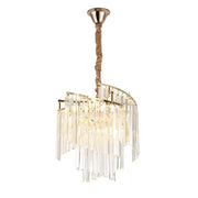 Crystal Chandelier TRIANON Nobile 5x E27, Diameter 38cm, Shiny Gold, Adjustable Height Crystal Chandeliers Default Title Alessandro Design