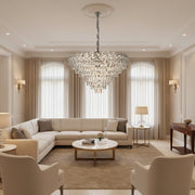 Crystal Chandelier WINDSOR Supremo 10xE14, Diameter 80cm, Shiny Chrome, Adjustable Height Crystal Chandeliers Default Title Alessandro Design