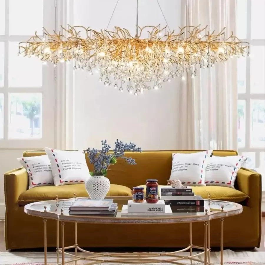 Kaiser Crystal Candelabra 13x G9 Diameter 120cm Gold Crystal Candelabra Default Title Alessandro Design