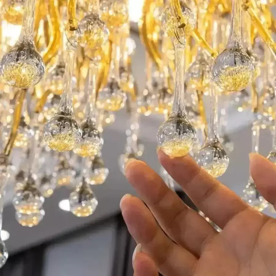 Kaiser Crystal Candelabra 13x G9 Diameter 120cm Gold Crystal Candelabra Default Title Alessandro Design