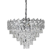 Crystal Chandelier WINDSOR Eleganza 8xE14, Diameter 39cm, Shiny Chrome, Adjustable Height Crystal Chandeliers Default Title Alessandro Design