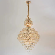 Crystal Chandelier WINDSOR Grande Supremo 10xE14, Diameter 60X90cm, Shiny Gold, Adjustable Height Crystal Chandelier Default Title Alessandro Design