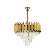 Salvador Cristal Candelabra 4x E27 Gold Cristal Candelabra Default Title Alessandro Design