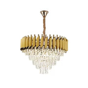 Crystal Candelabra Sam 7x E27 Gold Crystal Candelabra Default Title Alessandro Design