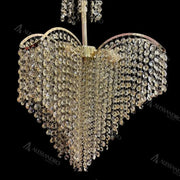 Ander Crystal Chandelier, 4xE14, Diameter 45cm, Gold Crystal Chandeliers Default Title Alessandro Design