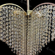 Ander Crystal Chandelier, 4xE14, Diameter 45cm, Gold Crystal Chandeliers Default Title Alessandro Design