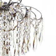 Crystal Chandelier EDINBURGH Eleganza, 5xE27, Diameter 47cm, Shiny Chrome Classic Chandeliers Default Title Alessandro Design