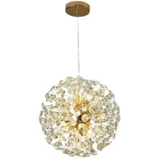 MINUET Crystal Chandelier 8x G9, Diameter 40cm, Shiny Gold, Adjustable Height Modern Chandeliers Default Title Alessandro Design