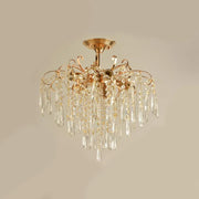 Crystal Chandelier EGO 5x E27, Diameter 47cm, Shiny Gold Classic Chandeliers Default Title Alessandro Design