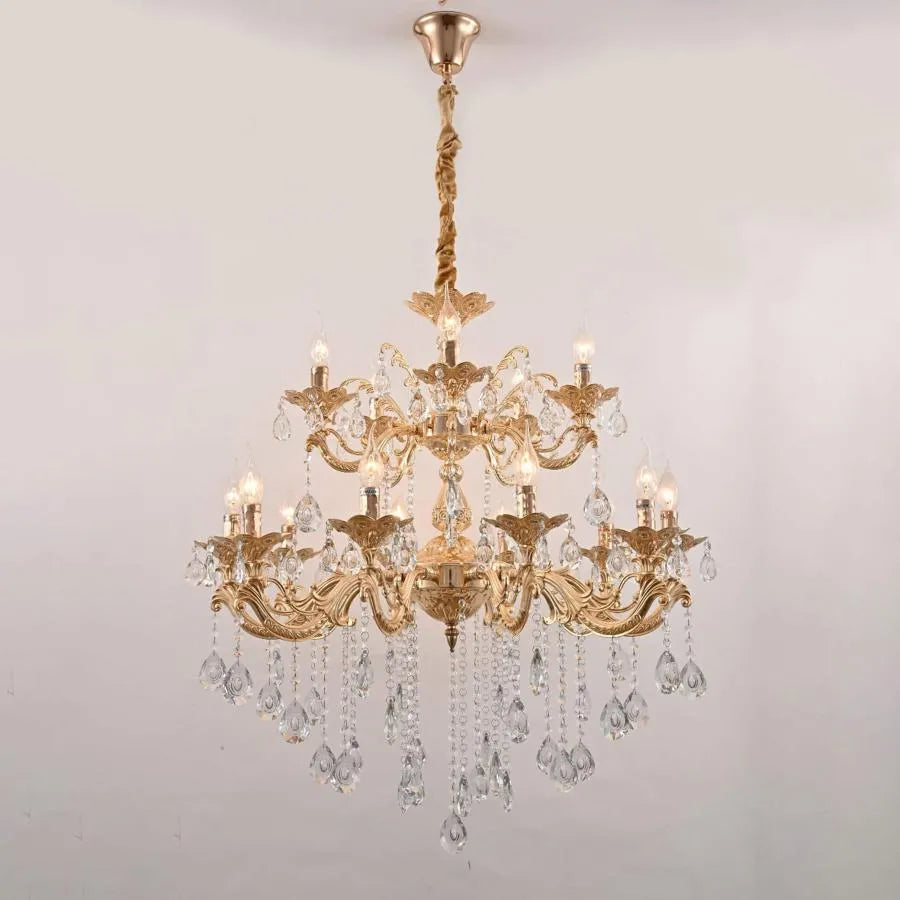 Candelabra Hasan 15x E14 Gold Classic Candelabra Default Title Alessandro Design