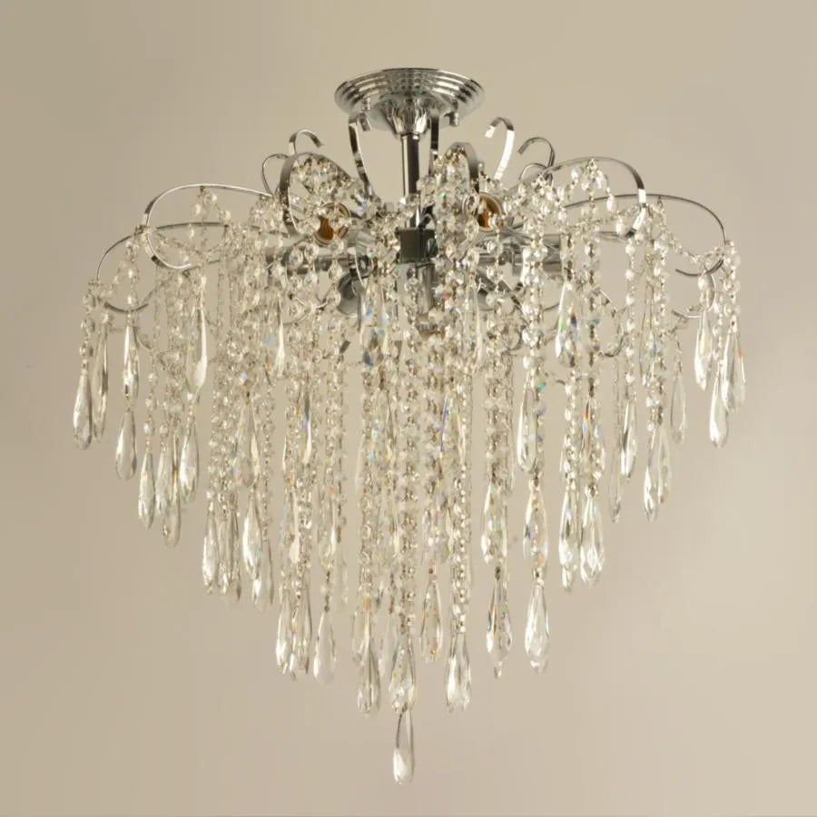 Cristal Candelabra EGO 9x E27, Diameter 60cm, Shiny Chrome Cristal Candelabra Default Title Alessandro Design