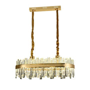 Achim LED Chandelier with Remote Control, 200W, Diameter 80cm, Gold, Dimmable Cristal Candelabra Default Title Alessandro Design