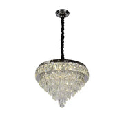 MEILI CRYSTAL CASCADA 500 – Crystal LED Chandelier, 112W, Ø500 mm, with Remote Control Crystal Chandeliers Default Title Alessandro Design
