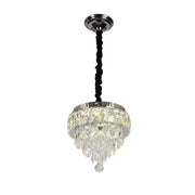 MEILI CRYSTAL CASCADA 300 – Crystal LED Chandelier, 52W, Ø300 mm, with Remote Control Crystal Chandeliers Default Title Alessandro Design