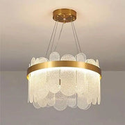 LED Chandelier with Remote Control Aden 58W Dimable Golden Crystal Chandeliers Default Title Alessandro Design