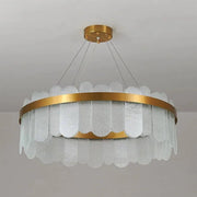 LED Chandelier with Alvaro Remote Control 128W Dimable Golden Candelabre Cristal Default Title Alessandro Design