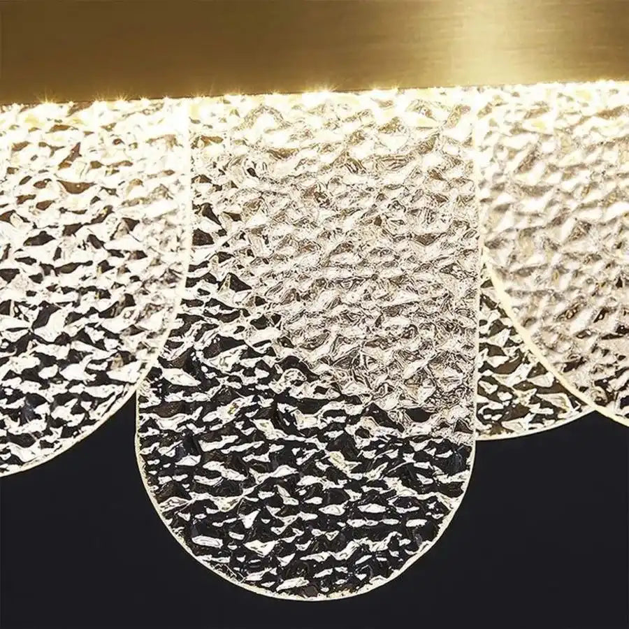 LED Chandelier with Alvaro Remote Control 128W Dimable Golden Candelabre Cristal Default Title Alessandro Design