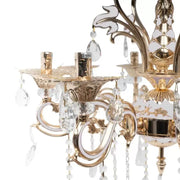 Ludovico Candelabra, 8xE14, Gold, Metal and Crystal Classic Candelabra Default Title Alessandro Design