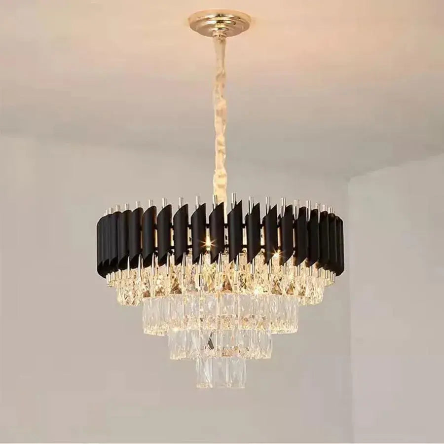 Rubert Candelabra, 9*E14, Gold, Metal and Crystal Crystal Candelabra Default Title Alessandro Design