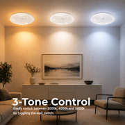 Plafonieră LED 35 cm, 31W, 3000K / 4000K / 6000K, Alb, Metal si Acril Plafoniere LED Default Title Alessandro Design
