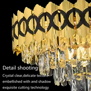Crystal Chandelier PIERREFONDS Nobile 5xE14, Diameter 38.5cm, Shiny Gold, Adjustable Height Crystal Chandeliers Default Title Alessandro Design