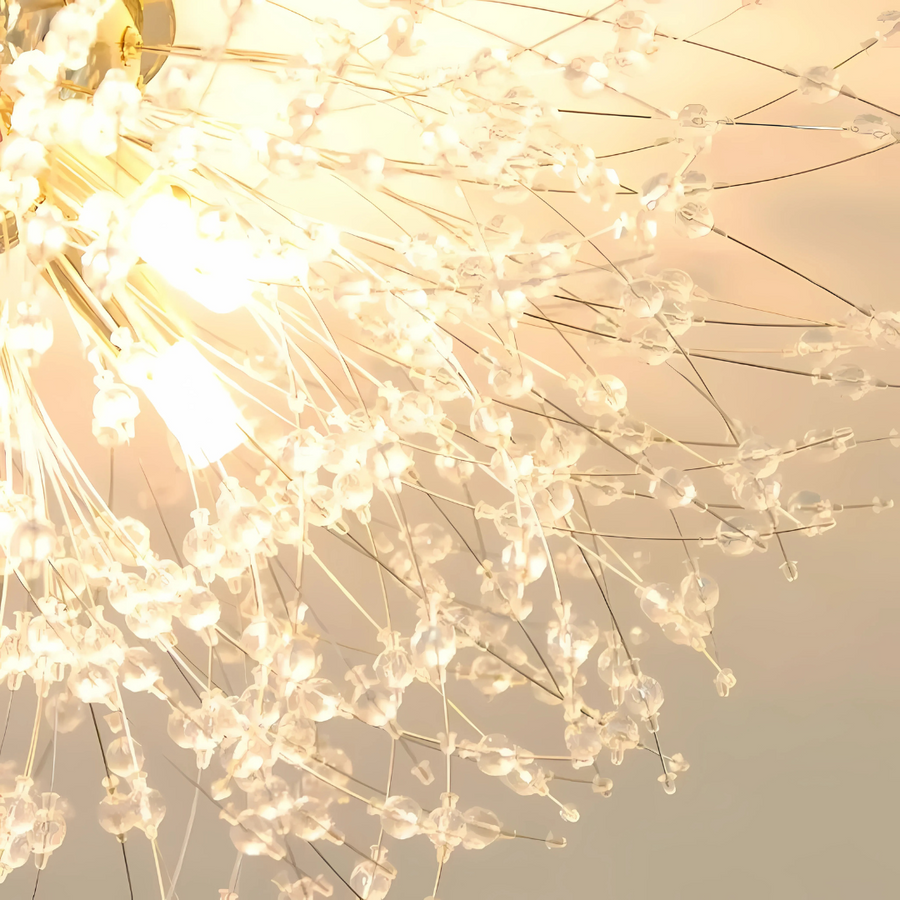 Crystal Chandelier RONDO Vivace, 8x G9, Diameter 60cm, Shiny Gold Crystal Chandeliers Default Title Alessandro Design