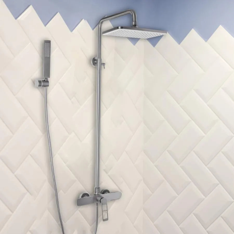 Shower Column, SUS304 Stainless Steel, Satin, 9710N Faucets & Shower Columns Default Title Alessandro Design