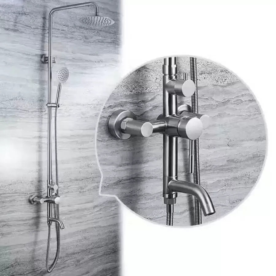 Shower Column, SUS304 Stainless Steel, Satin, LY003 Faucets & Shower Columns Default Title Alessandro Design