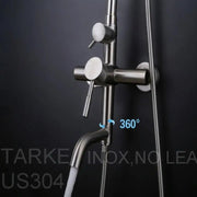 Shower Column, SUS304 Stainless Steel, Satin, LY003 Faucets & Shower Columns Default Title Alessandro Design