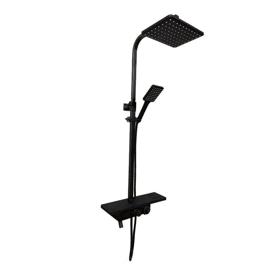 Black Stainless Steel LCD Display Shower Column SJG/008 Default Title Alessandro Design