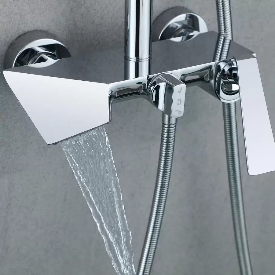 Shower Column, Sanitary Brass, Chrome, 6720 Faucets & Shower Columns Default Title Alessandro Design