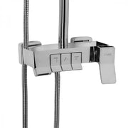 Shower Column with Faucet and Adjustable Cap, Sanitary Brass, Chrome, 9920 Faucets & Shower Columns Default Title Alessandro Design