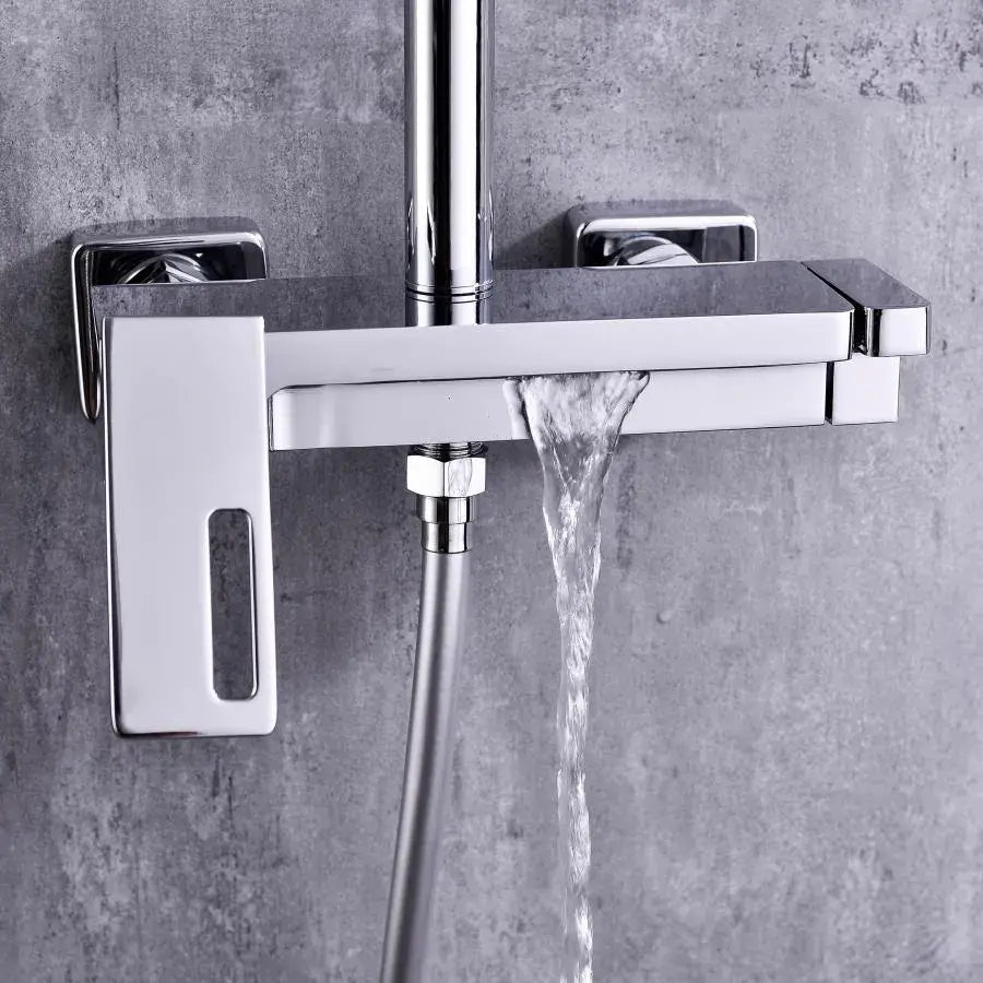 Shower Column, Sanitary Brass, Chrome, 9810 Faucets & Shower Columns Default Title Alessandro Design