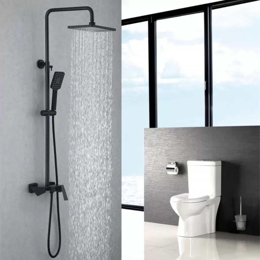 Shower Column, Sanitary Brass, Black, 6720H Faucets & Shower Columns Default Title Alessandro Design
