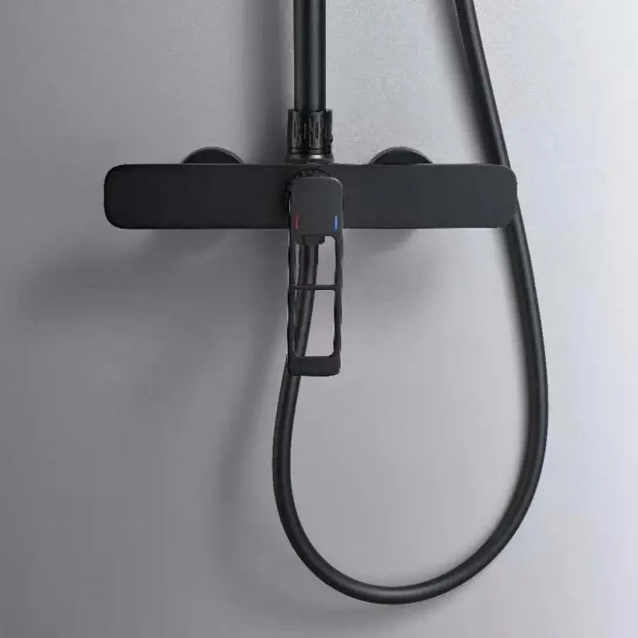 Shower Column, Sanitary Brass, Black, 9710H Faucets & Shower Columns Default Title Alessandro Design