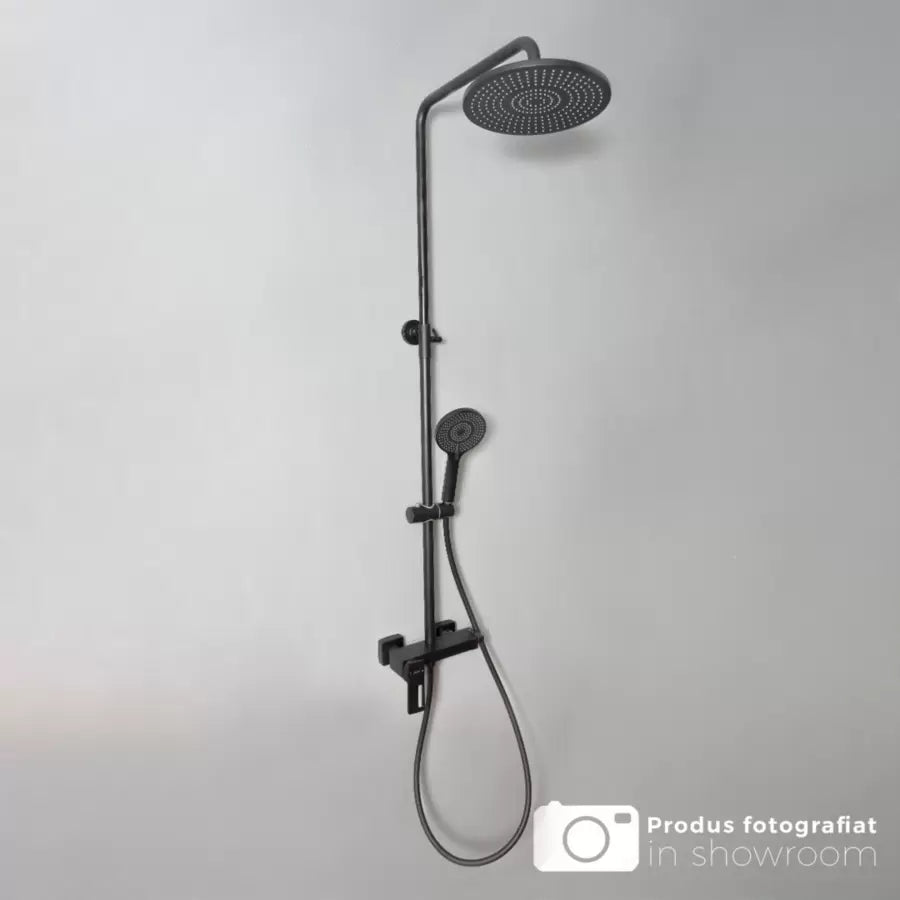 Shower Column, Sanitary Brass, Black, 9810H Faucets & Shower Columns Default Title Alessandro Design