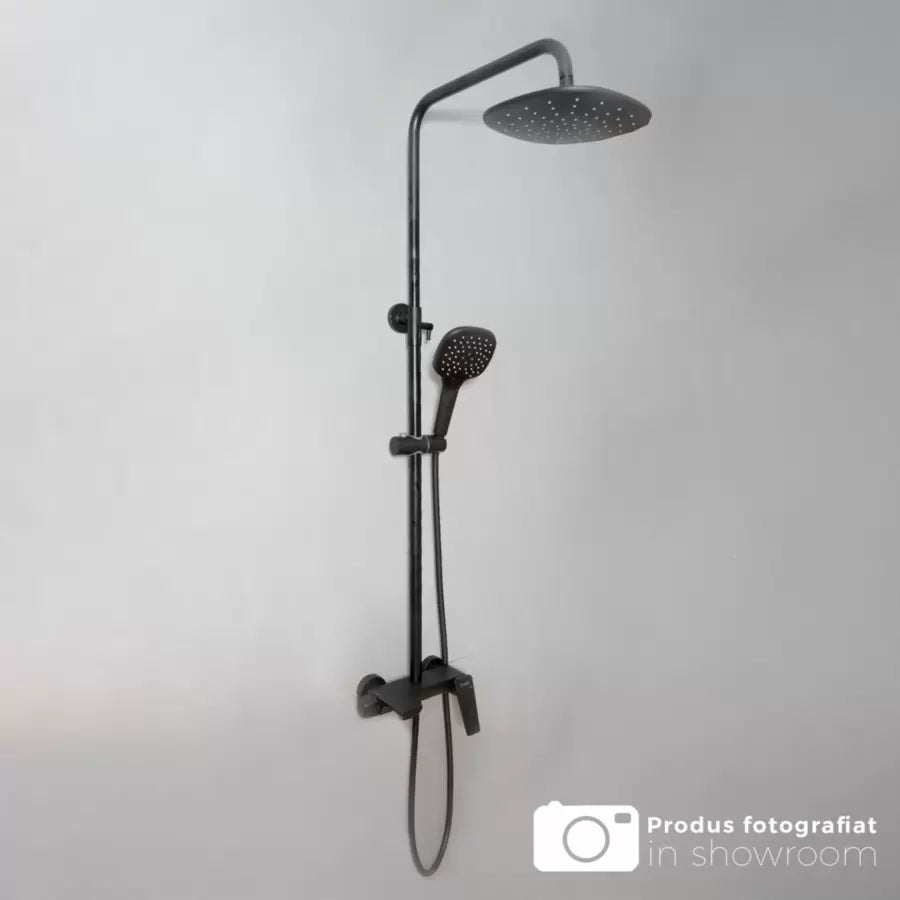 Shower Column, Sanitary Brass, Black, 9960H Faucets & Shower Columns Default Title Alessandro Design