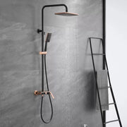 Shower Column, Sanitary Brass, Black with Rose Gold, 10010H-M Faucets and Shower Columns Default Title Alessandro Design